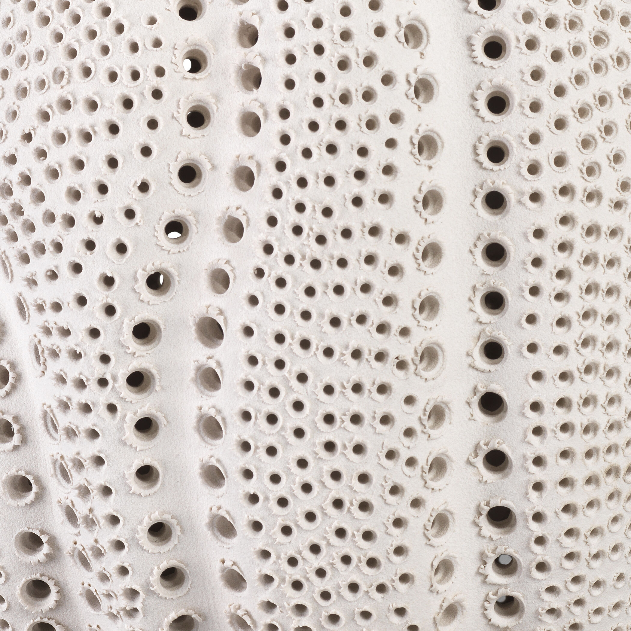 Lunar White Sphere in Matte White Porcelain