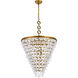 Nordic 7 Light 24 inch Brass Chandelier Ceiling Light