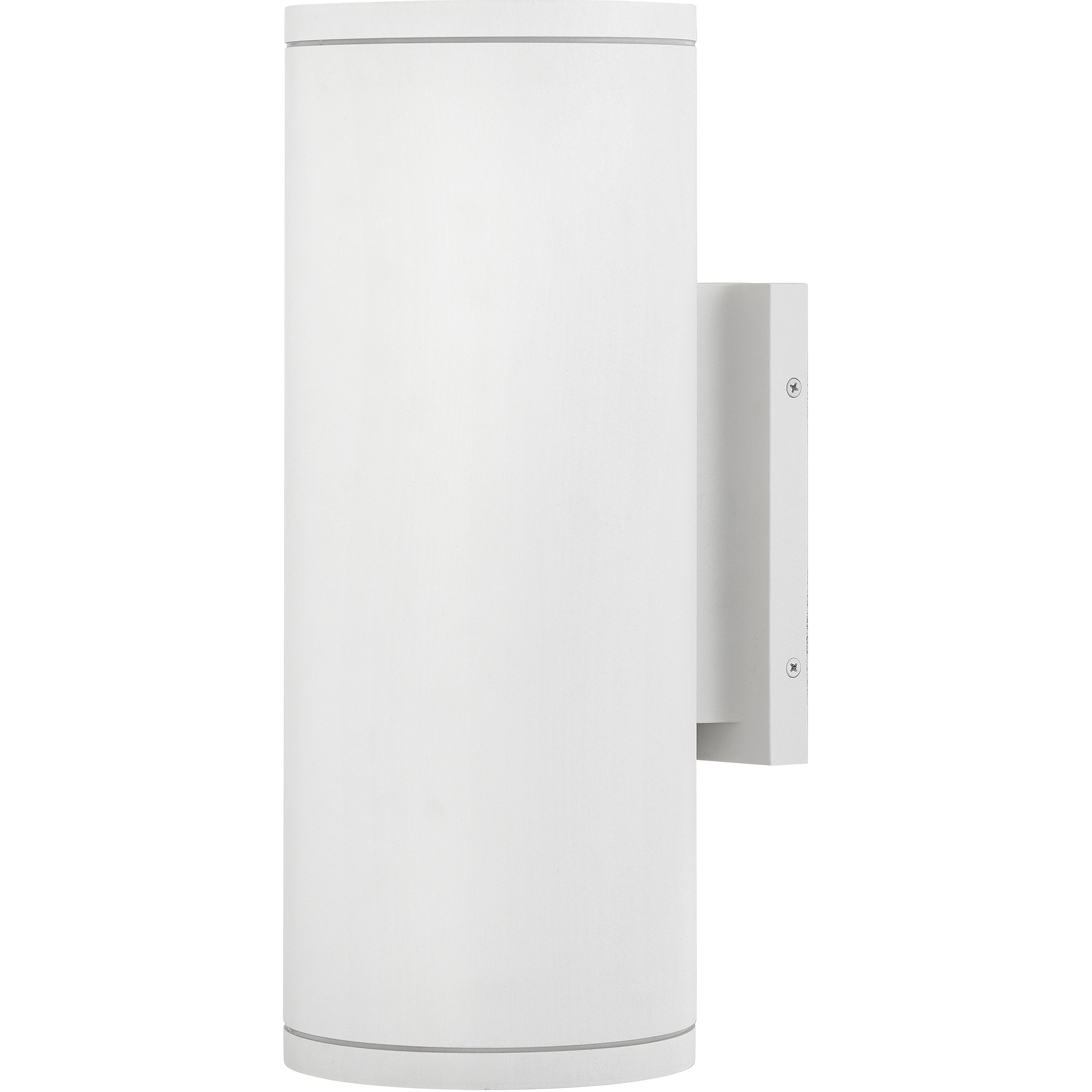 Silo 2 Light 16 inch Textured White Outdoor Wall Mount