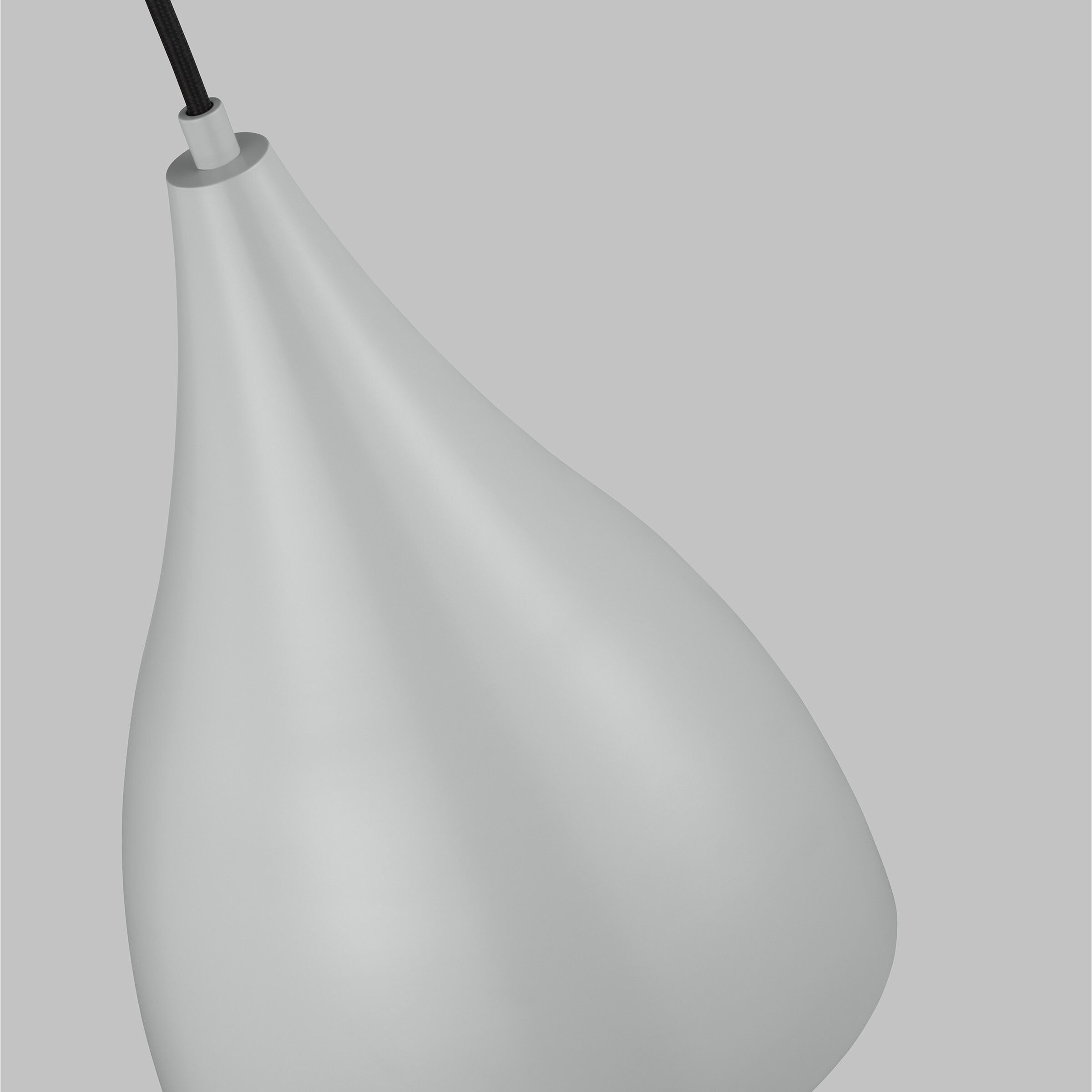 Oden 1 Light 9 inch Matte Grey Pendant Ceiling Light