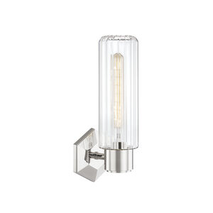 Roebling 1 Light Polished Nickel Wall Sconce Wall Light