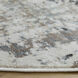 Hadim Black/Grey Rug in 5 Round