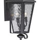 Forged Brookridge 3 Light 30 inch Charcoal Outdoor Wall Sconce