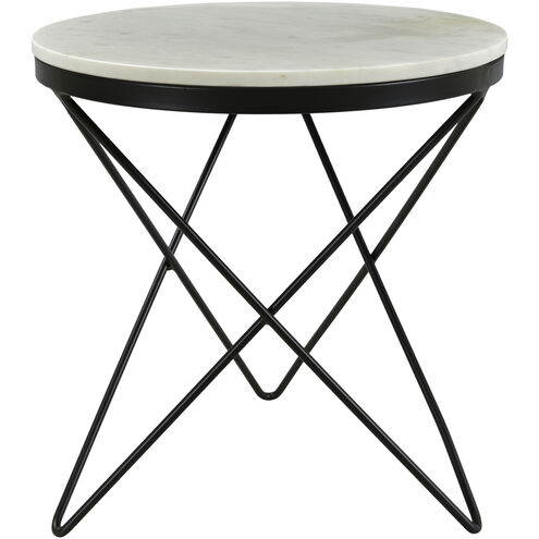 Haley 20 X 20 inch Black Side Table