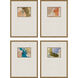 Abstract Collection Beige Framed Art