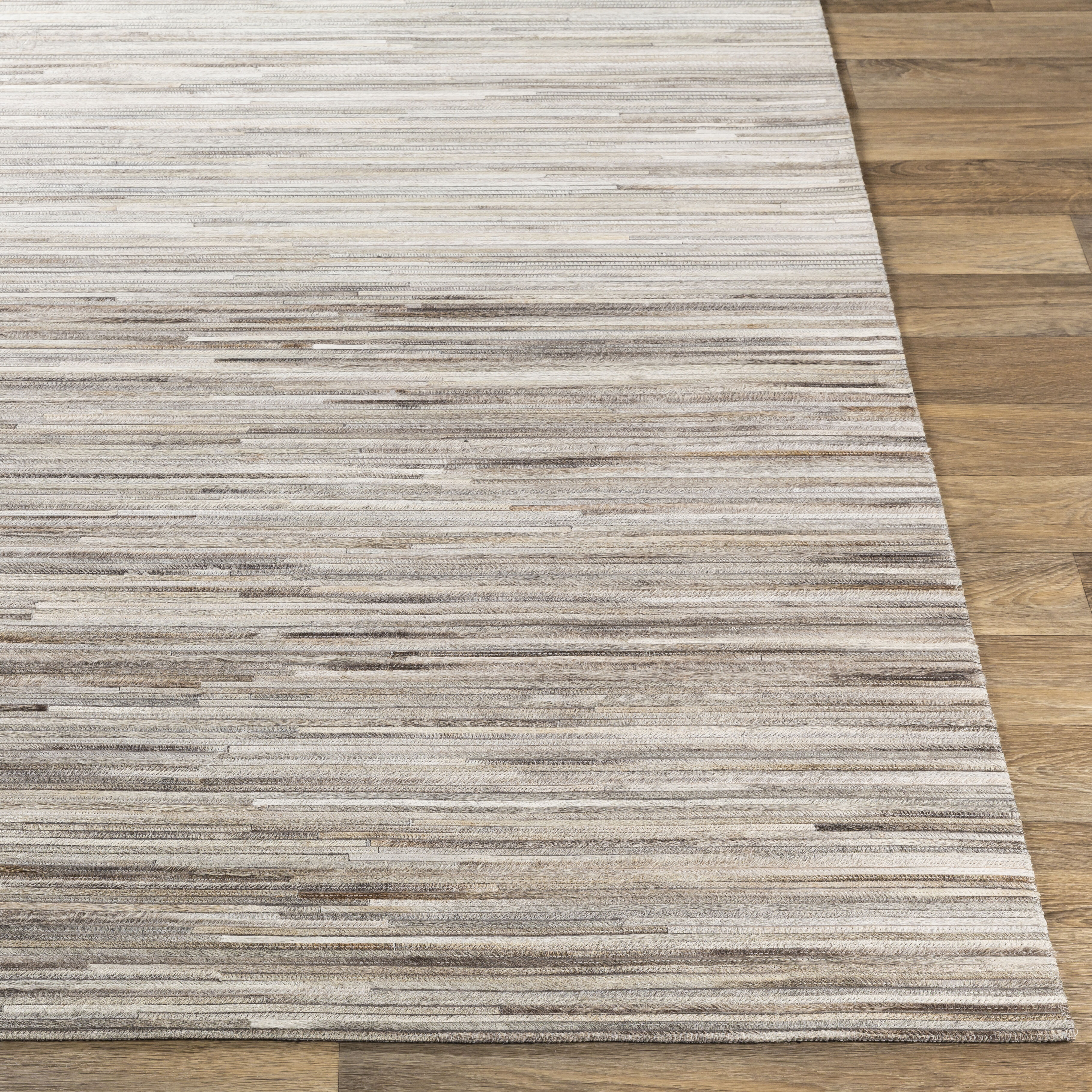 Zander 96 X 60 inch Dark Brown Rug in 5 x 8, Rectangle