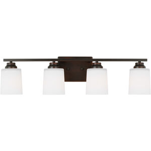 Vinton 4 Light 29 inch Bronze Wall Bath Fixture Wall Light