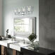 Ashridge 4 Light 35.75 inch Polished Chrome Vanity Wall Sconce Wall Light