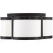 Lacey 3 Light 16 inch Classic Bronze Semi-Flush Ceiling Light, Essentials