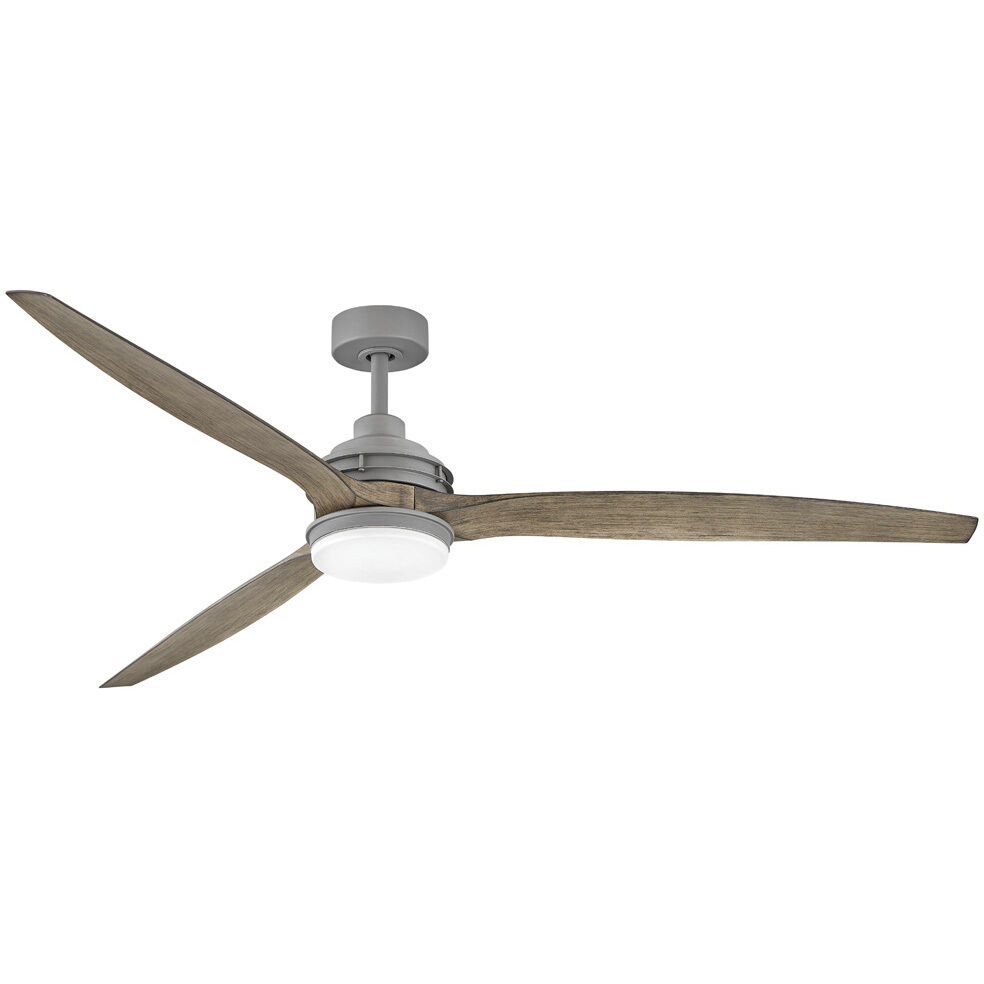 Artiste 72 inch Graphite with Driftwood Blades Fan