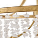 Myra 12 Light 35 inch Distressed Brass Chandelier Ceiling Light