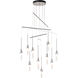 Lilium 10 Light 34.8 inch Soft Gold Mobile Pendant Ceiling Light