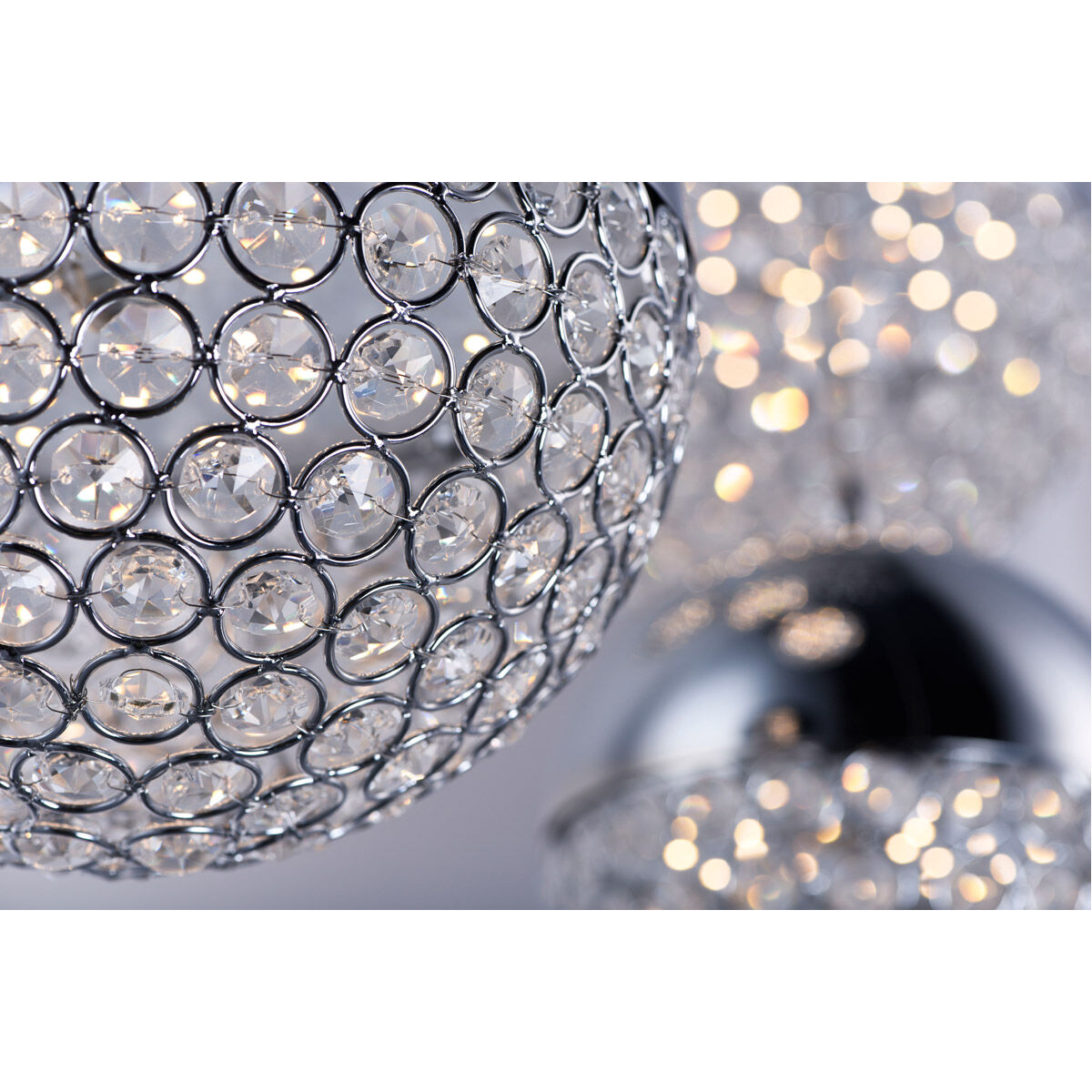 Eclipse LED 18.5 inch Polished Chrome Single Pendant Ceiling Light
