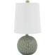 Laffitte 19 inch 60.00 watt Grey and White Table Lamp Portable Light