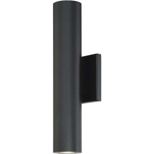 Caliber LED 14 inch Black Outdoor Wall Light, dweLED