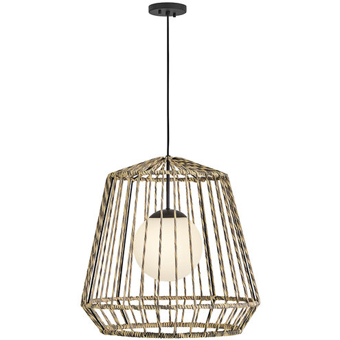 Open Air Arlen LED 24 inch Black Outdoor Pendant