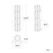 Signature Verve LED 3.9 inch Polished Stainless Steel ADA Wall Sconce Wall Light in Radiance, Schonbek Signature
