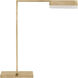 Kelly by Kelly Wearstler Linea 15 inch 8.00 watt Hand Rubbed Antique Brass Table Lamp Portable Light