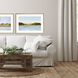 Waterside Collection Blue Framed Art