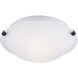 Madison 2 Light 12 inch Oil Rubbed Bronze Flush Mount Ceiling Light