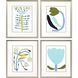 Florals Collection Classic Silver Leaf Wood Framed Art