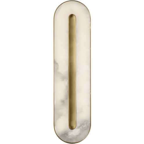 Kelly by Kelly Wearstler Wyllis Sconce Wall Light in Hand Rubbed Antique Brass