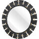 Blade 50.5 X 50.5 inch Black with Clear Wall Mirror