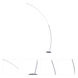 Monita 80 inch 30.00 watt Silver Arc Lamps Portable Light