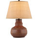 Atamo 23.25 inch 150 watt Dark Brown Table Lamp Portable Light