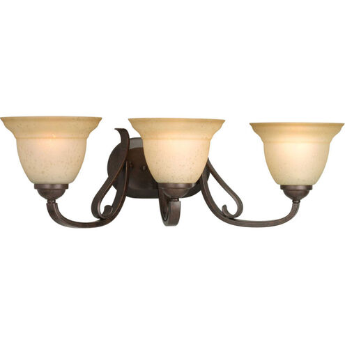 Torino 3 Light 25 inch Forged Bronze Bath Vanity Wall Light