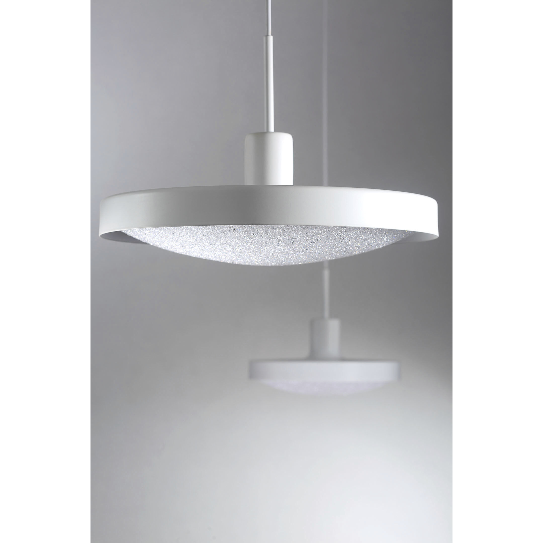 Sandstone LED 20 inch White Pendant Ceiling Light, Large
