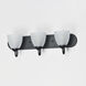 Axis 3 Light 24 inch Black Bath Vanity Wall Light