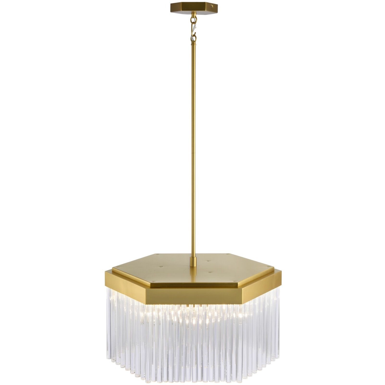 Emma 7 Light 20.9 inch Brushed Brass Chandelier Ceiling Light