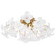 Bloome 5 Light 25.25 inch Legacy Brass Semi-Flush Mount Ceiling Light