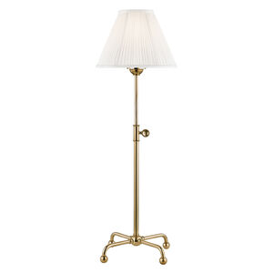 Classic No.1 24 inch 60.00 watt Aged Brass Table Lamp Portable Light