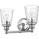 Mae 2 Light 14 inch Chrome Vanity Light Wall Light