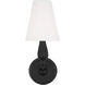 TOB by Thomas O'Brien Ziba 1 Light 5.5 inch Aged Iron Bath Vanity Wall Sconce Wall Light