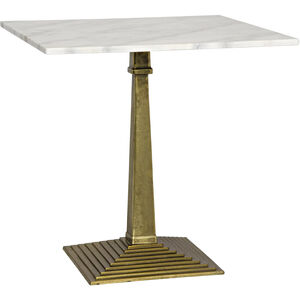 Fadim 30 X 30 inch Antique Brass Side Table