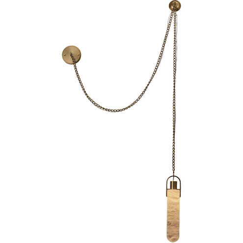 Flint Convertible Wall Sconce Wall Light in Winter Brass