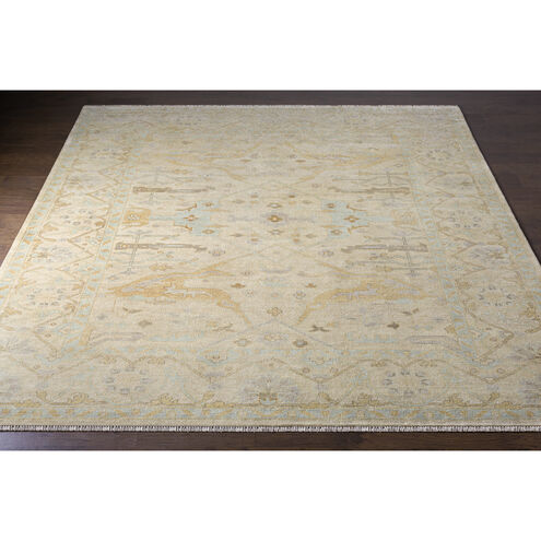 Antique 180 X 144 inch Light Sage Rug in 12 x 15, Rectangle
