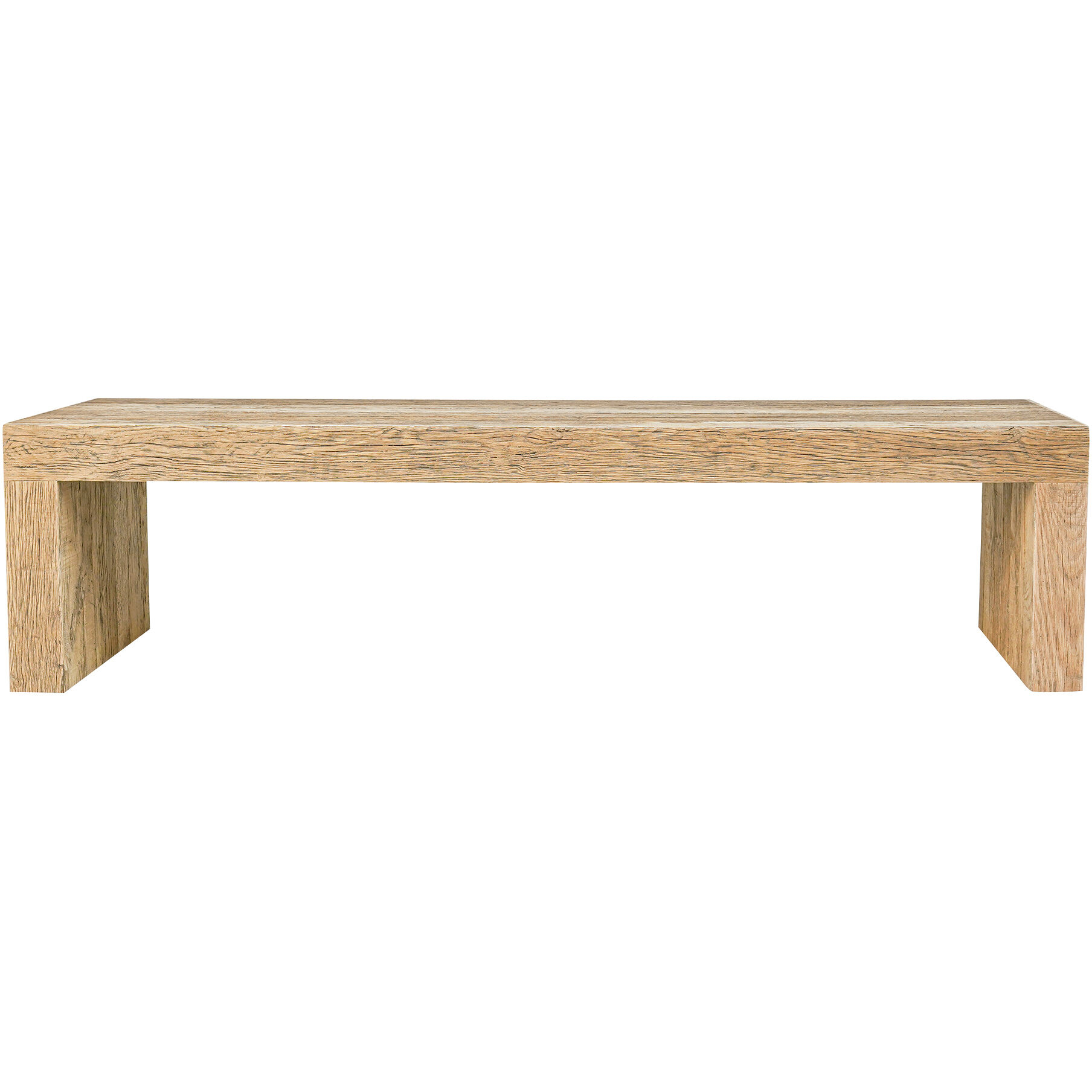 Natural dining bench on sale