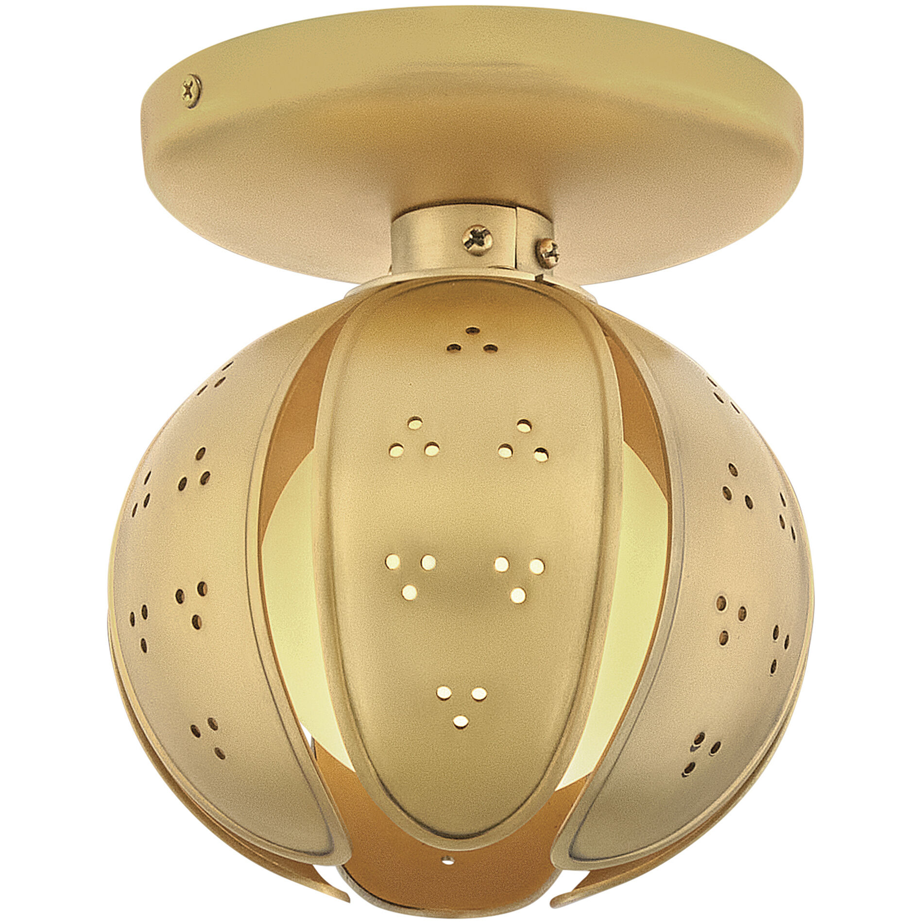 Anthos Wall Mount Bath Wall Light in Unlacquered Brass