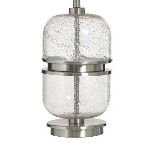 Cameron 33 inch 150.00 watt Clear Seeded Table Lamp Portable Light