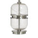 Cameron 33 inch 150.00 watt Clear Seeded Table Lamp Portable Light