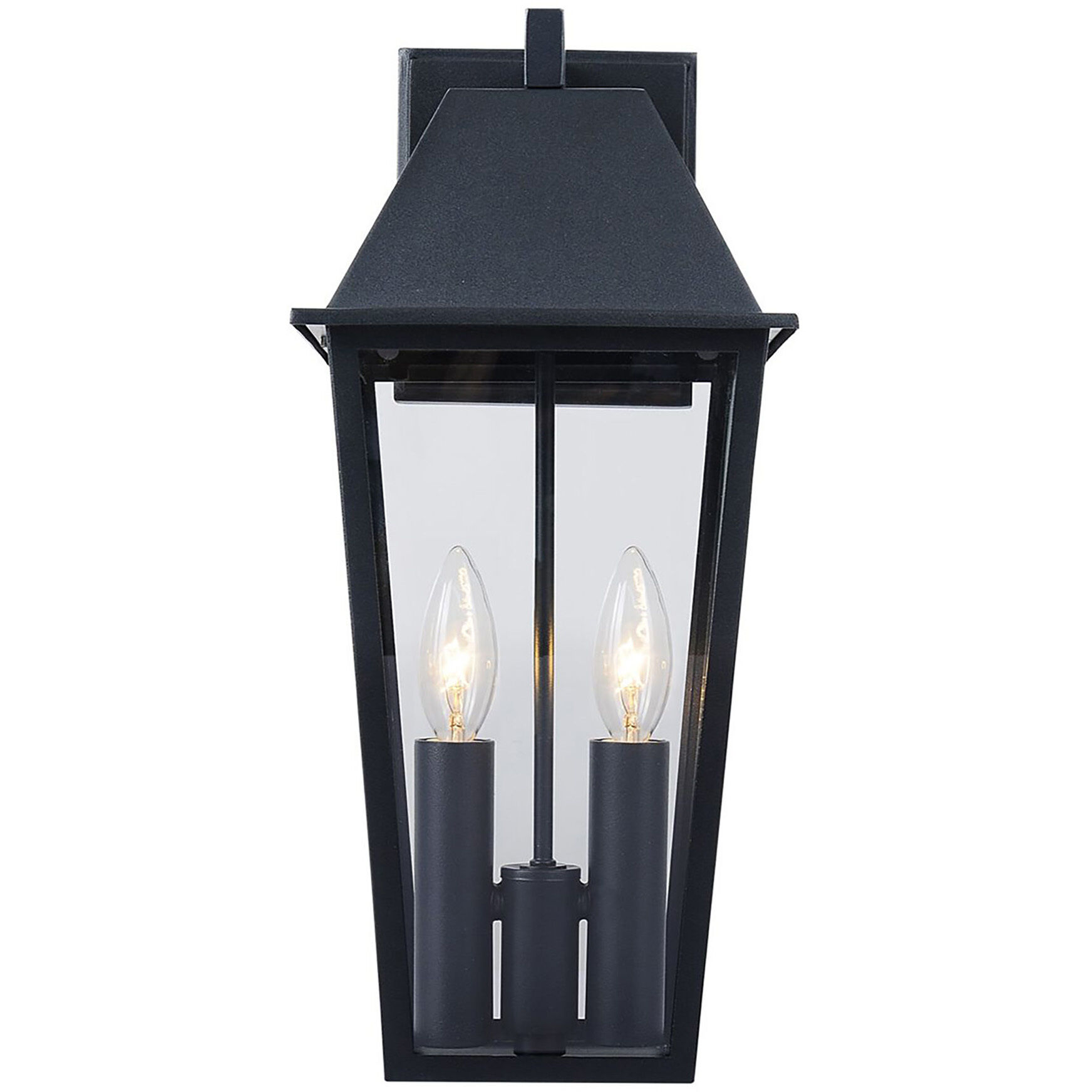 Winchester 2 Light 8 inch Black Outdoor Wall Light