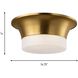 AH by Alexa Hampton Sina 2 Light 14.75 inch Burnished Brass Flush Mount Ceiling Light