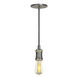 Envisage VI LED 2 inch Graphite with Antique Nickel Mini Pendant Ceiling Light