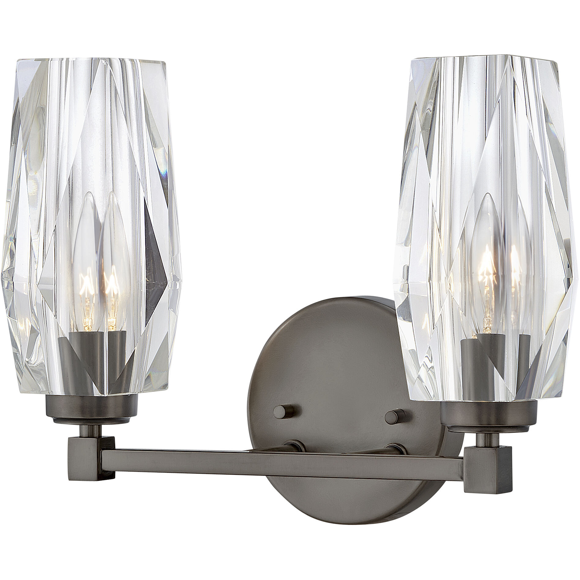 Ana 2 Light 13.75 inch Black Oxide Vanity Light Wall Light