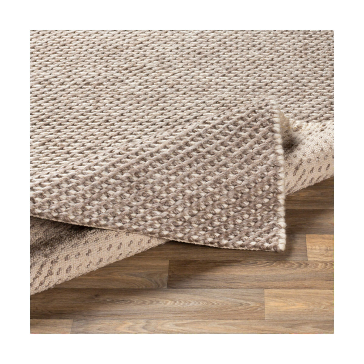 Telluride 36 X 24 inch Charcoal/Dark Brown/Cream Rugs, Rectangle