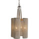Teagan 4 Light 18.5 inch Winter White and Sun Bleached Natural Pendant Ceiling Light